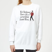Its Christmas Dance Like A Weird Robot Womens Sweatshirt White M christmas kopen in de aanbieding Its Christmas Dance Like A Weird Robot Womens Sweatshirt White M christmas kopen in de aanbieding