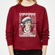 Christmas Means Womens Sweatshirt Burgundy L christmas kopen in de aanbieding Christmas Means Womens Sweatshirt Burgundy L christmas kopen in de aanbieding