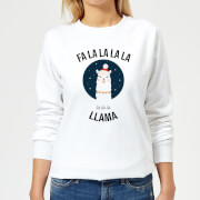 Fa La La La Llama Womens Christmas Sweatshirt White 5Xl christmas kopen in de aanbieding Fa La La La Llama Womens Christmas Sweatshirt White 5Xl christmas kopen in de aanbieding