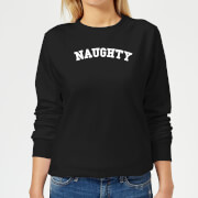 Naughty Womens Christmas Sweatshirt Black 3Xl christmas kopen in de aanbieding