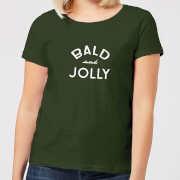 Bald And Jolly Womens Christmas T Shirt Forest Green Xs christmas kopen in de aanbieding