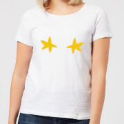 Stars Womens Christmas T Shirt White Xs christmas kopen in de aanbieding