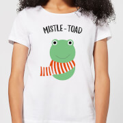 Mistle Toad Womens Christmas T Shirt White 4Xl christmas kopen in de aanbieding