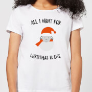All I Want For Christmas Is Ewe Womens T Shirt White L christmas kopen in de aanbieding