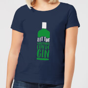Let The Christmas Fun Be Gin Womens T Shirt Navy Xs christmas kopen in de aanbieding Let The Christmas Fun Be Gin Womens T Shirt Navy Xs christmas kopen in de aanbieding