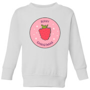 Berry Christmas Kids Sweatshirt White 9 10 Years christmas kopen in de aanbieding
