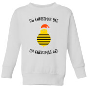 Oh Christmas Bee Oh Kids Sweatshirt White 7 8 Years christmas kopen in de aanbieding
