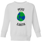 Peas On Earth Kids Christmas Sweatshirt White 9 10 Years christmas kopen in de aanbieding
