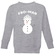 Fro Man Kids Christmas Sweatshirt Grey 7 8 Years christmas kopen in de aanbieding