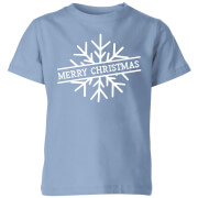 Merry Christmas Kids T Shirt Sky Blue 3 4 Years christmas kopen in de aanbieding
