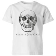 Merry X Ray Mas Kids Christmas T Shirt White 9 10 Years christmas kopen in de aanbieding