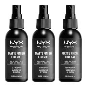 NYX Professional Makeup Matte Setting Spray x 3