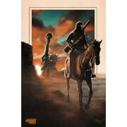 Image of Planet of the Apes 50th Anniversary 16 x 24 Fine art Giclee by Brendan Henry - Zavvi Exclusive Timed Edition