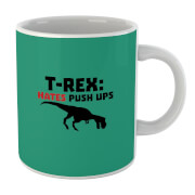 T Rex Hates Pushups Mug the dinosaur collection kopen in de aanbieding