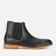 Image of Clarks Men's Clarkdale Gobi Leather Chelsea Boots - Black - UK 7