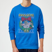Bullseye Wreath Christmas Sweatshirt Royal Blue Xl bullseye kopen in de aanbieding
