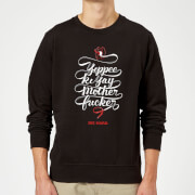 Die Hard Yippee Ki Yay Christmas Sweatshirt Black 4Xl die hard kopen in de aanbieding