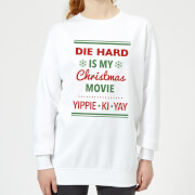Die Hard Is My Christmas Movie Womens Sweatshirt White S die hard kopen in de aanbieding