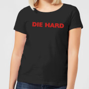 Die Hard Logo Womens Christmas T Shirt Black Xl die hard kopen in de aanbieding
