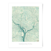 City Art Coloured Washington Map Print A4 city art kopen in de aanbieding City Art Coloured Washington Map Print A4 city art kopen in de aanbieding
