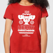 National Lampoon Merry Christmoose Womens Christmas T Shirt Red Xxl national lampoon kopen in de aanbieding