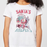 Dc Santas Helpers Womens Christmas T Shirt White 4Xl dc kopen in de aanbieding