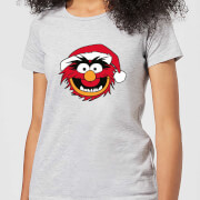 The Muppets Animal Womens Christmas T Shirt Grey 4Xl the muppets kopen in de aanbieding