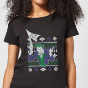 Dc Joker Womens Christmas T Shirt Black S dc kopen in de aanbieding