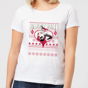 Dc Harley Quinn Womens Christmas T Shirt White Xxl dc kopen in de aanbieding