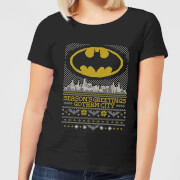 Dc Seasons Greetings From Gotham Womens Christmas T Shirt Black 3Xl dc kopen in de aanbieding