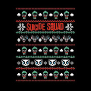 Dc Suicide Squad Knit Pattern Womens Christmas Sweatshirt Black Xs dc kopen in de aanbieding