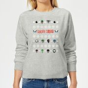 Dc Suicide Squad Womens Christmas Sweatshirt Grey Xs dc kopen in de aanbieding