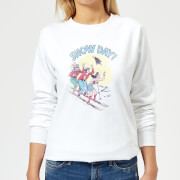 Dc Snow Day Womens Christmas Sweatshirt White Xs dc kopen in de aanbieding
