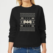 Dc Batman Knit Pattern Womens Christmas Sweatshirt Black 5Xl dc kopen in de aanbieding