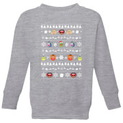 The Muppets Pattern Kids Christmas Sweatshirt Grey 7 8 Years the muppets kopen in de aanbieding
