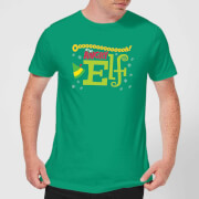 Elf Angry Mens Christmas T Shirt Kelly Green S elf kopen in de aanbieding
