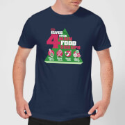 Elf Food Groups Mens Christmas T Shirt Navy Xxl elf kopen in de aanbieding Elf Food Groups Mens Christmas T Shirt Navy Xxl elf kopen in de aanbieding