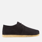 Image of Clarks Originals Women's Ashton Nubuck Lace Up Shoes - Black - UK