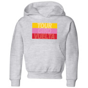 Summit Finish Grand Tour Stripes Kids Hoodie Grey 7 8 Years summit finish kopen in de aanbieding