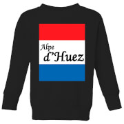Summit Finish Alpe Dhuez Kids Sweatshirt Black 7 8 Years summit finish kopen in de aanbieding