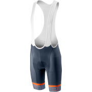 Castelli Volo Bib Shorts M Dark Steel Blueorange castelli kopen in de aanbieding