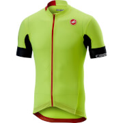 Castelli Aero Race 41 Solid Jersey Xxl Yellow Fluo castelli kopen in de aanbieding