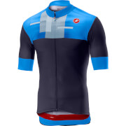 Castelli A Bloc Jersey M Dark Steel Blue castelli kopen in de aanbieding