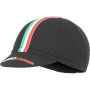 Castelli Rosso Corsa Cap Black castelli kopen in de aanbieding