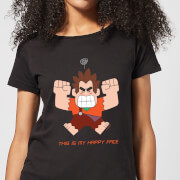 Wreck It Ralph This Is My Happy Face Womens T Shirt Black M wreck it ralph kopen in de aanbieding Wreck It Ralph This Is My Happy Face Womens T Shirt Black M wreck it ralph kopen in de aanbieding