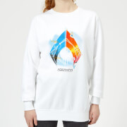 Aquaman Back To The Beach Womens Sweatshirt White S aquaman kopen in de aanbieding