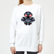Image of Aquaman Black Manta Sea At War Women's Sweatshirt - White - XS - White