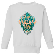 Aquaman Seven Kingdoms Kids Sweatshirt White 3 4 Years aquaman kopen in de aanbieding