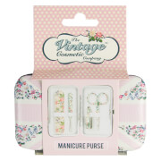 

The Vintage Cosmetic Company Pink Flag Manicure Purse