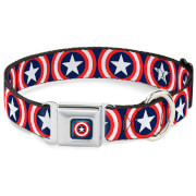 Buckledown Buckle Down Marvel Captain America Dog Collar Navy Various Sizes L15 26 Inches buckledown kopen in de aanbieding Buckledown Buckle Down Marvel Captain America Dog Collar Navy Various Sizes L15 26 Inches buckledown kopen in de aanbieding